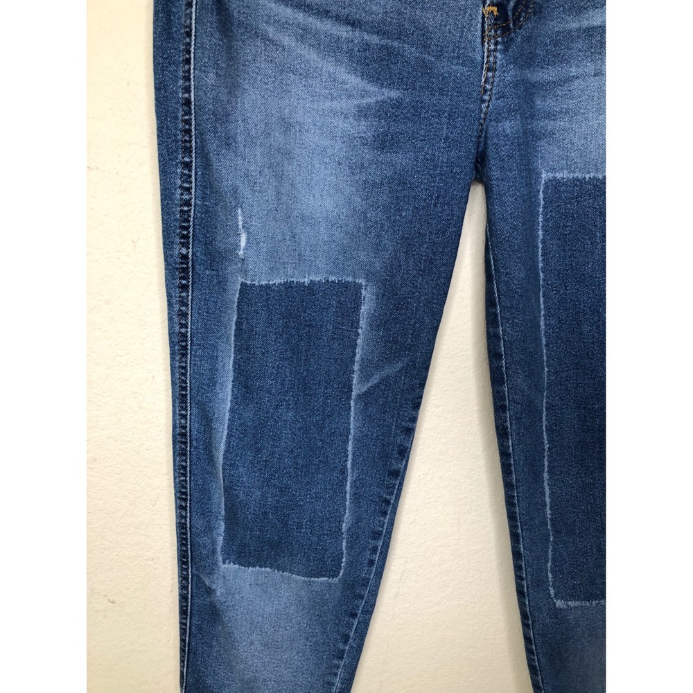 Levi's Signature Women's Heritage Boyfriend Jeans Blue Patchwork‎ Cuffed W29/L25 - Picture 14 of 16